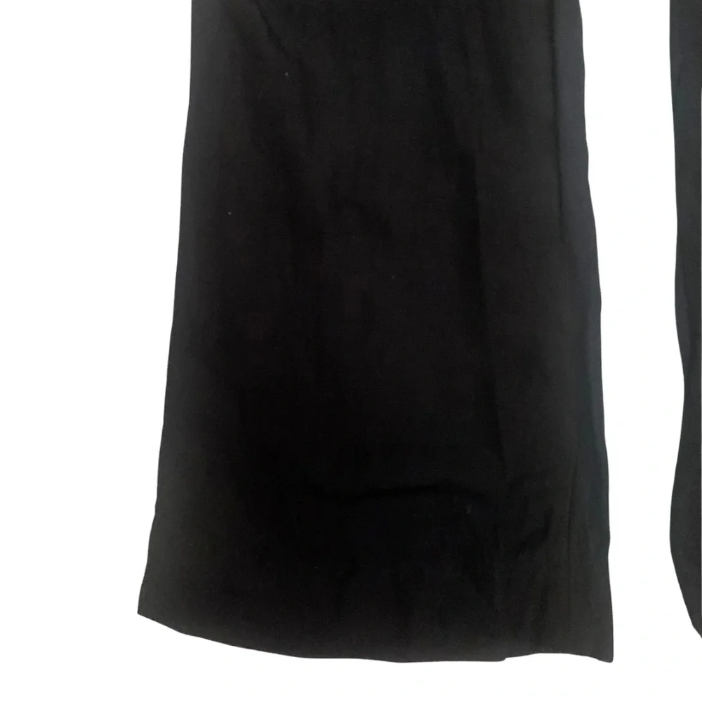 Banana Republic Black Linen Pants Size 0 Mid High Rise Summer Spring Lagenlook